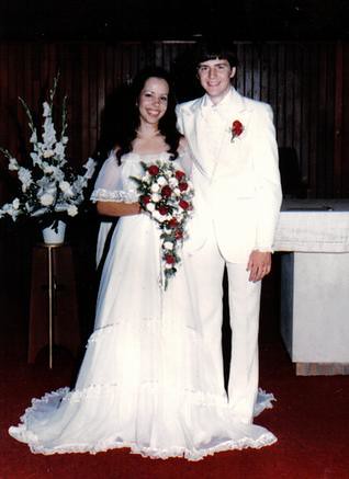 Pete and Elena LaVictoire wedding 1979