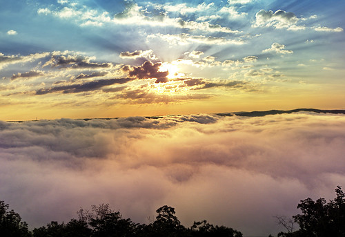 sun storm west fog sunrise river point us king shine military valley hudson academy beams hdr