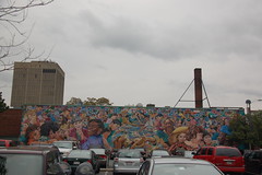Central Square mural, near Modica Way