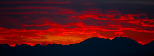 sunset red alps switzerland evening suisse alp wallis valais tatz