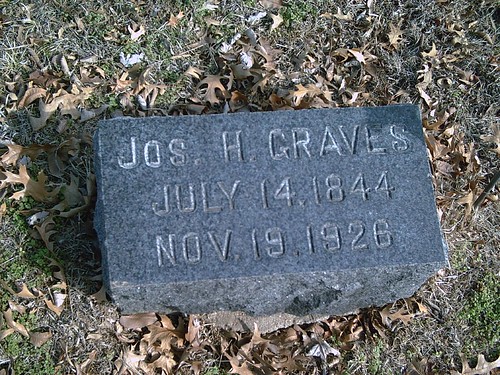 union hobby missouri civilwarveteran tombstonephoto com12thmocavalry josephhgraves bornjuly141844 coi4thmocavalry