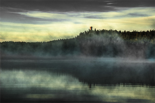 Lake Aulanko in the morning