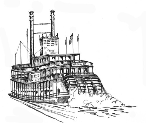 riverboat clipart - photo #18