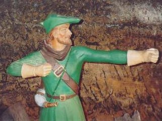 Robin Hood in Nottingham caves