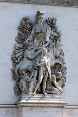 Paris: Arc de Triomphe de l'Étoile - La Paix de 1815