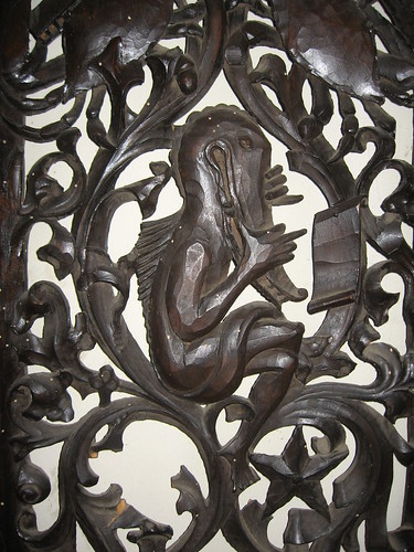 Hammond Castle - Minstrel Carving Flute