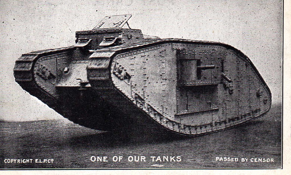 first battle of tanks in ww1