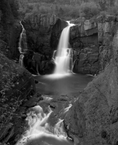 blackandwhite usa minnesota landscape waterfall minneapolis pinhole photograph mn pinholephotography acros highfalls grandportage ddx rb67pros scottstillman