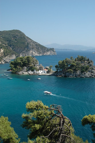Views across Corfu's coastline