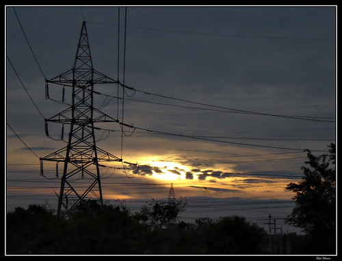 sunset india geotagged asia silhouettes powerlines hyderabad andhrapradesh meerpet geo:lat=17333034 geo:lon=78520537