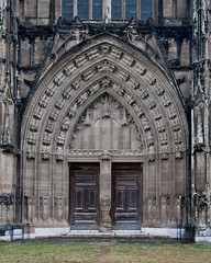 Saint-Antoine-l-Abbaye - portal - Photo of Roybon