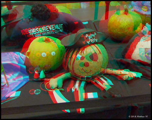 school halloween mall pumpkin stereoscopic 3d display brian anaglyph indoors stereo wallace inside stereoscopy stereographic stereoimage stereopicture quotbrian millsquot wallacequot quotarundel