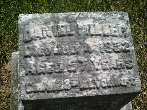 illinois union hobby civilwarveteran danielmiller paolakansas tombstonephoto paolacemetery coa123rdillinfantry