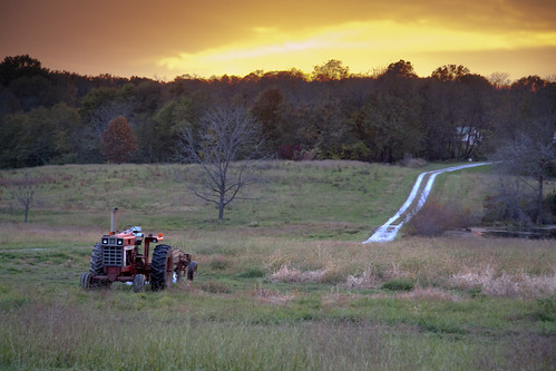 fall rural landscape farm country missouri