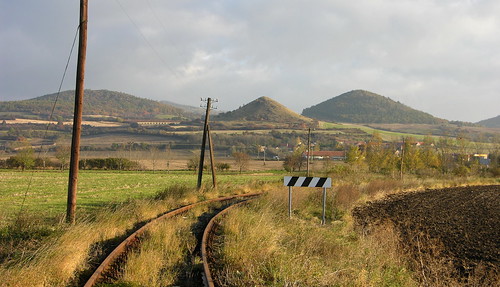 landscape track czech eisenbahn railway landschaft krajina koleje české středohoří mywinners železnice líska kamýk hradišťko