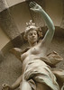 'Austria': detail of 'Macht zur See' fountain, Michaelertrakt, Hofburg, Vienna, Austria