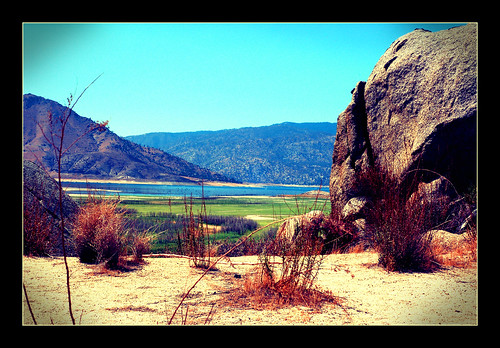 california landscape lomofake lakeisabella