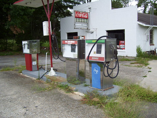 Old Gas Station Pumps