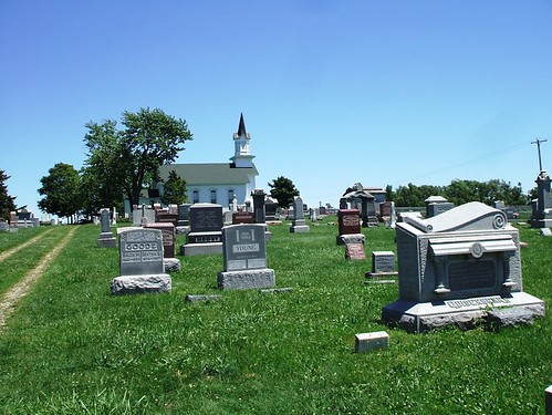 church cemetery rural landscape illinois midwest religion headstones graves il burial gravestones logancounty bethelchurch