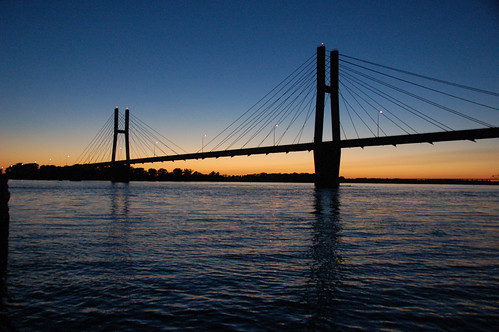 bridge sunset quincy illinois slickr