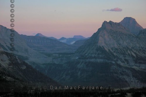 park sunset sky mountains landscape nationalpark montana mt glacier national glaciernationalpark