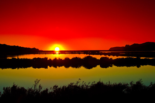 sunset red water canon atardecer rojo agua salinas ibiza eivissa ocaso baleares 400d olétusfotos saltwrok