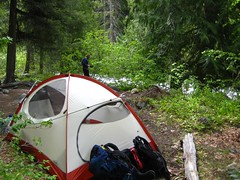 First night's campsite 