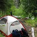 First night's campsite