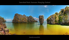 James Bond Rock - Panorama - Phang Nga, Thailand (HDR)