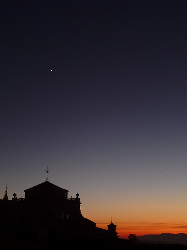 christmas city santiago sunset silhouette de stars dusk holy galicia compostella hotelcostavella