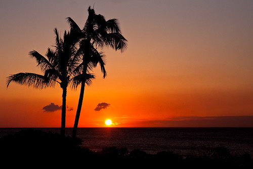 sunset hawaii