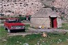 Kyrgyz yurt and Lada, August 2001