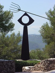 Joan Miro Sculpture at the Fondation Maeght, St. Paul de Vence, France
