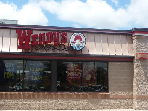old windows food lake signs west sign restaurant drive view michigan side fast grand rapids hamburgers walker wendys fashioned standale