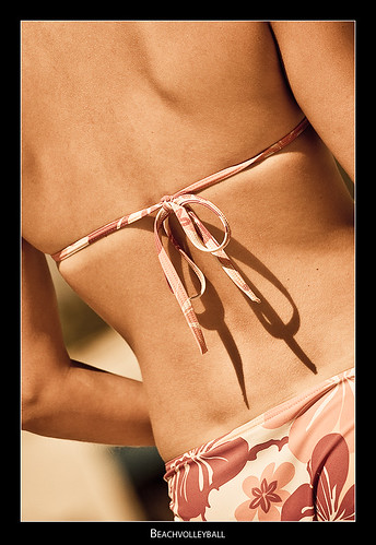 back knot beachvolleyball bikini swimsuit tieschen