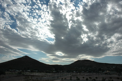 tucson az 20070929 a mountain tumamoc hill from b amountain tumamochill bmountain