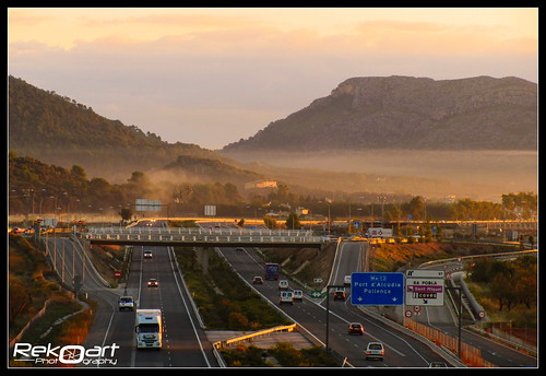 paisajes sunrise canon landscapes spain highway alba espana amanecer paesaggi reko spagna 2010 30d autostrada autovia rekoart rekoaro