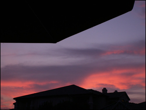 sunset sky silhouette clouds evening texas