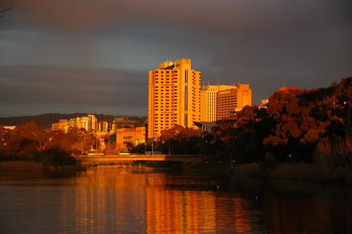Sunset over Adelaide