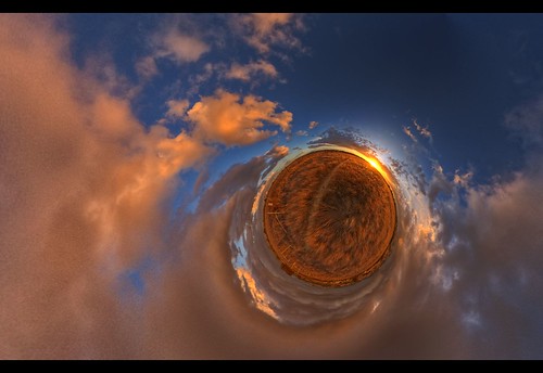 world sunset sky panorama storm field grass clouds globe little dramatic straw orb projection planet wee hay hdr stereographic photomatix tonemapped 3exp nodalninja hdrpanorama weekendamerica