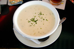 Clam Chowder at Max's Cafe