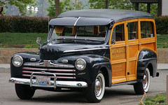 1946 Ford Super Deluxe woody - dark blue - fvl2