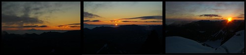 sunrise washington triptych mountaineering olympicnationalpark mountolympus mtolympus summitforsomeone gotrekexpeditions
