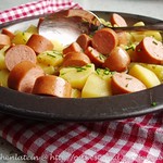 Kartoffelsuppe mit Würstchen