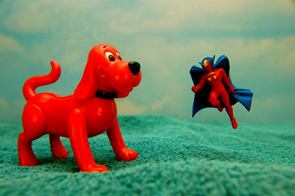 Clifford the Big Red Dog vs. Red Tornado (174/365)