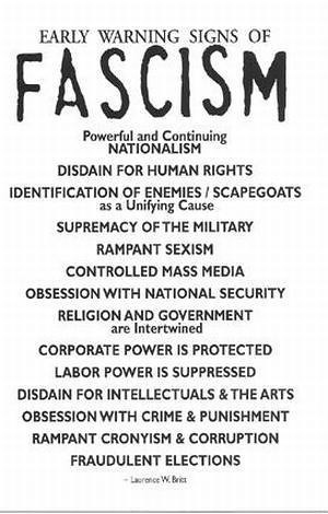 Warning Signs of Fascism