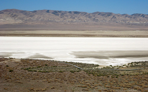 lake salt dry boardwalk sodalake sanluisobispocounty carrizoplain
