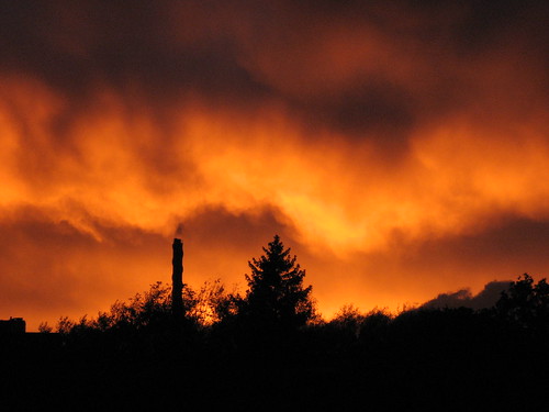 sunset sky sweden september