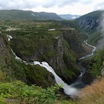Fossli waterfall panorama