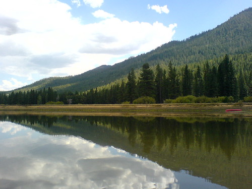 trees mountains clouds forest pond cell valley alesian